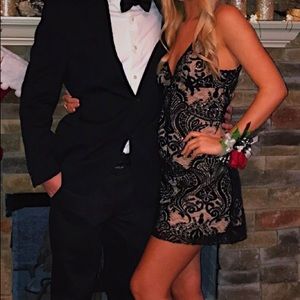 FREE PEOPLE NIGHT SHIMMERS DRESS